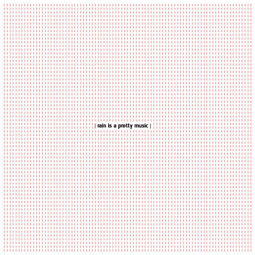 Cover art for Rain is a pretty music